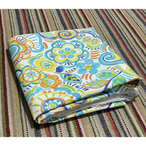 Mill Creek Other - 5 YDS Mill Creek Fabric Floral Caribbean Tiki Cotton‎ Drapery Upholstery summer